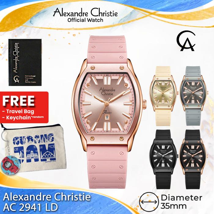 Alexandre Christie Wanita AC 2941 LD AC 2941 AC2941LD Rubber Strap
