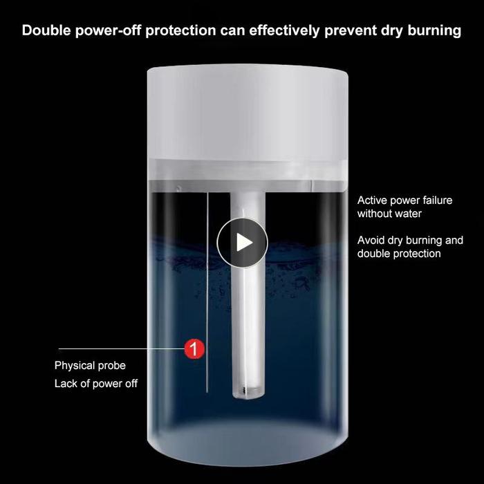 Large Capacity Durable Humidifier Portable Water Drop Humidifier