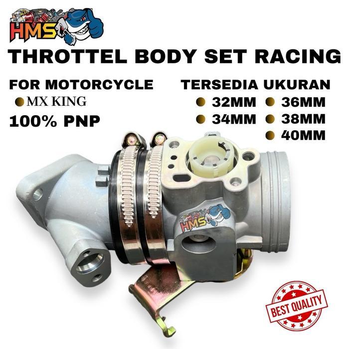 TB THROTTLE BODY RACING MXKING 150 VIXION NEW NVA NVL R R15 V1 V2 XABRE BYSON FI JUPITER MX KING 150