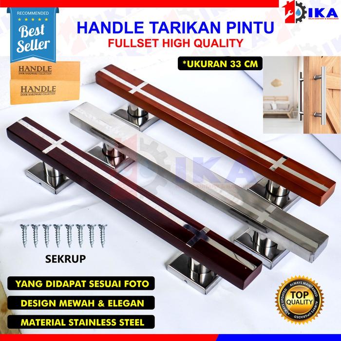 handle pintu rumah 33 cm & 45 cm murah minimalis tarikan pintu pull stainless gagang pintu awet Hand