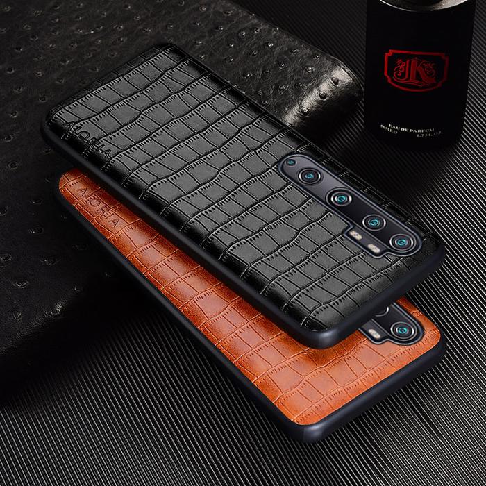 Luxury Crocodile PU Leather Case For Xiaomi Mi Note 10 Pro Lite Cover