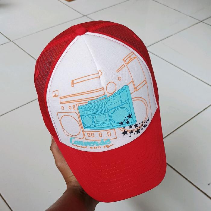 topi converse jaring,topi converse trucker