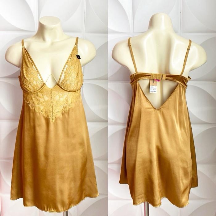 La Senza Original Chemise Satin Size XS S 60263327