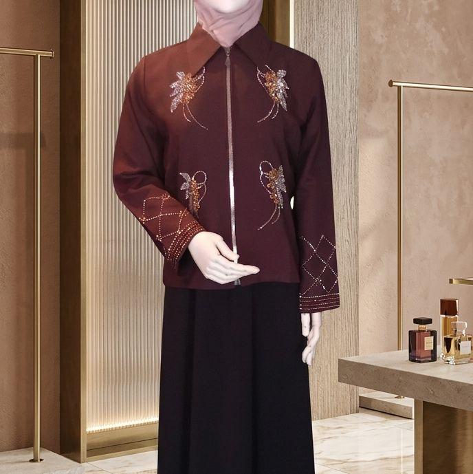 BLEZKET/BLEZER/JACKET/CORP/ JAKET WANITA/Blazer Gold LembutkancingbungaBlezket/blezer/jaket/work/jac