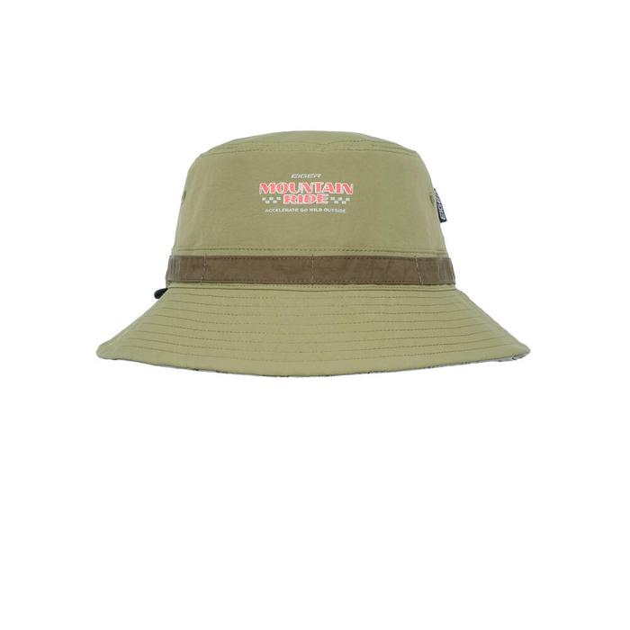 Topi Rimba Pria Eiger Original Bahan Nilon Warna Olive Vertmountride Bucket Hat