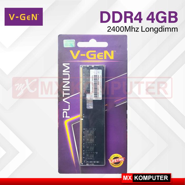 RAM Vgen DDR4 4GB 2400 Mhz Platinum Longdimm