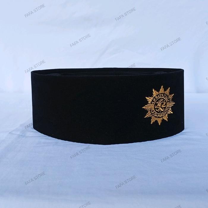 Songkok Kopiah Peci Muhammadiyah Logo Emas Bordir AC
