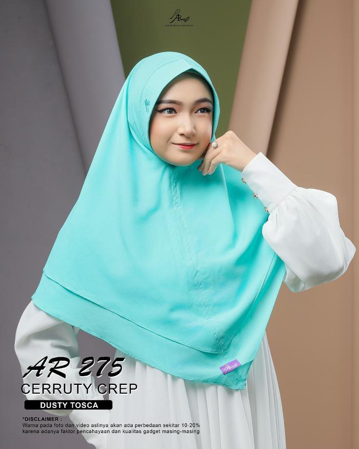 AR  RAFI | AR 275 ~ Hijab Khimar - Bahan Cerruty Crepe