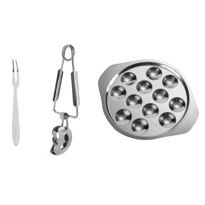 Conch Cooking Tools Grill Tools Set Lemon Plate Oyster Shell Snail