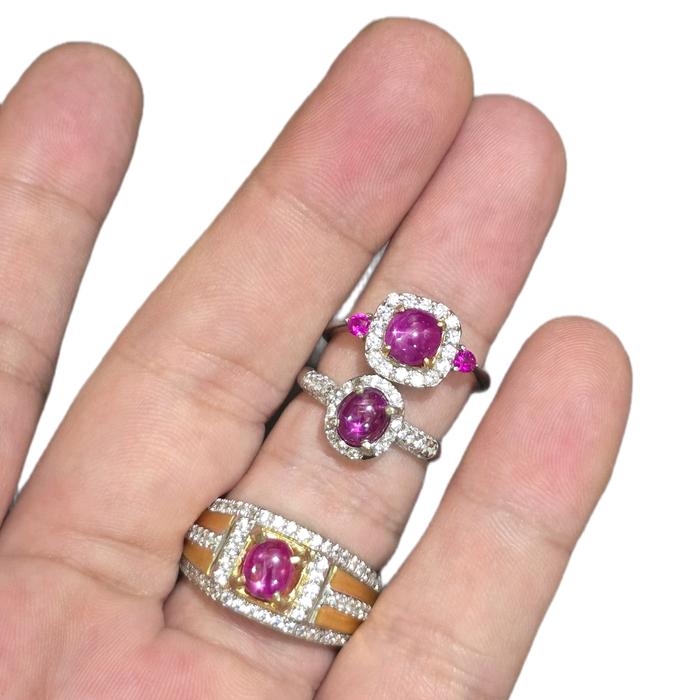 Natural Burma Ruby Star Unheated
