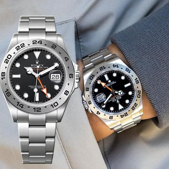 Galeri rolex 【100% ASLI】Original Jam tangan Rolex Explorer II Automatic 18CT Teflon material 42mm Oy