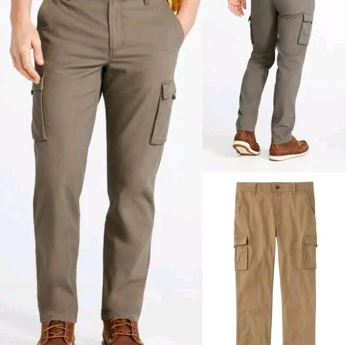 Celana L.L.BeanFlex Canvas Cargo Pants Celana LLBean Celana LL Bean Classic Fit