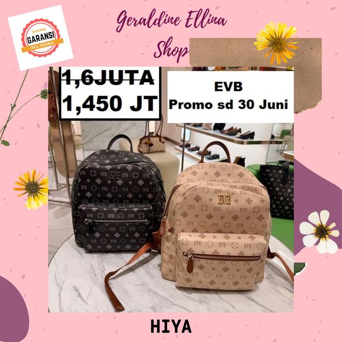 Tas ransel backpack EVB wanita seri HIYA original 100%