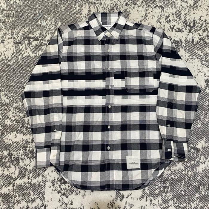 kemeja flannel thom browne made in USA original
