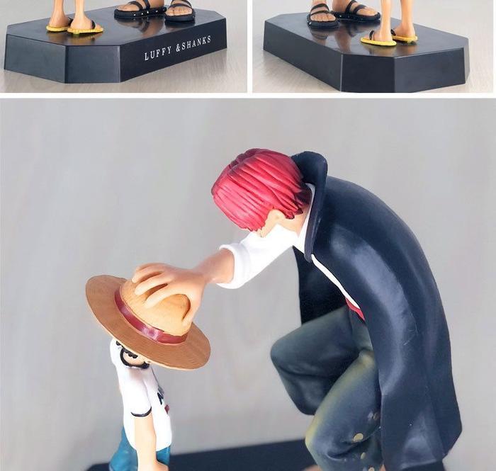 One Piece Luffy Shanks Mainan Action Figure Anime Monkey D Luffy