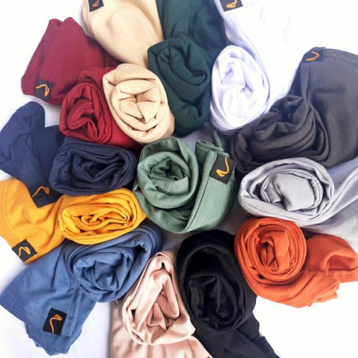 Hijab Olahraga - Hijab Sport - Jilbab Sepeda - Jilbab Lari by Mazaya Sportivo Tali / Tanpa Tali