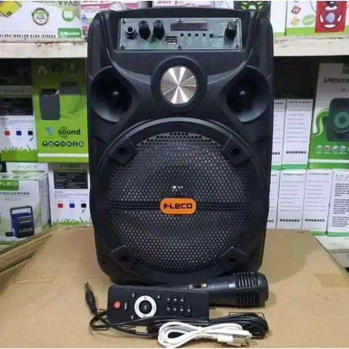 SPEAKER BLUETOOTH FLECO FL-955 C-D // 8955C-D //8606G-H //8606M//FREE MIC KARAOKE + REMOTE.