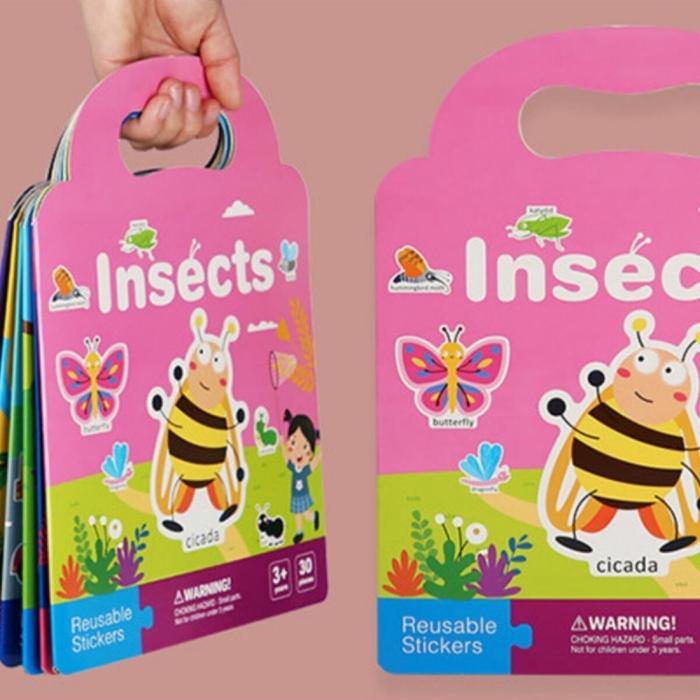 Buku Mainan Edukasi Anak Buku Sticker Reusable Sticker Book Activity Mainan Sticker Anak Activity Bo