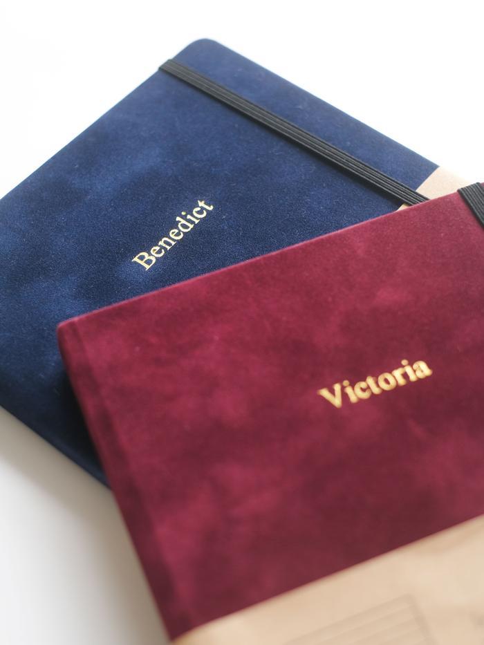 Mason Suede Wine Notebook / Custom Agenda / Buku Tulis / Journal /