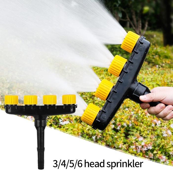 Pertanian Sprinkler Nozzle 3/4/5/6 Kepala Genggam Taman Penyemprot