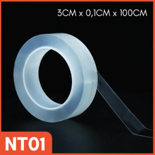 Nano Double Tape | Double Tape | Selotip Isolasi Bening Multifungsi