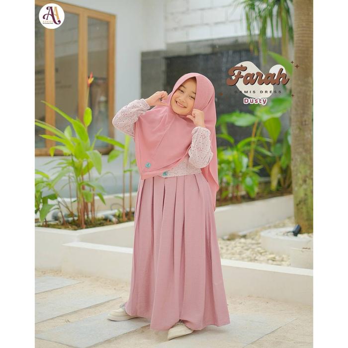 Set Gamis Farah Junior Teen Gamis Khimar Farah A2kids