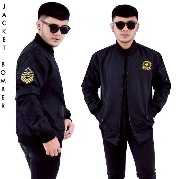 Jaket bomber polos pria / jacket bomber / jaket bomber military mat scoot puma / jaket pria terbaru 