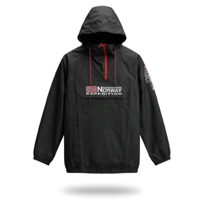 JAKET GEOGRAPHICAL NORWAY WINDBREAKER RAIN JACKET baju pria