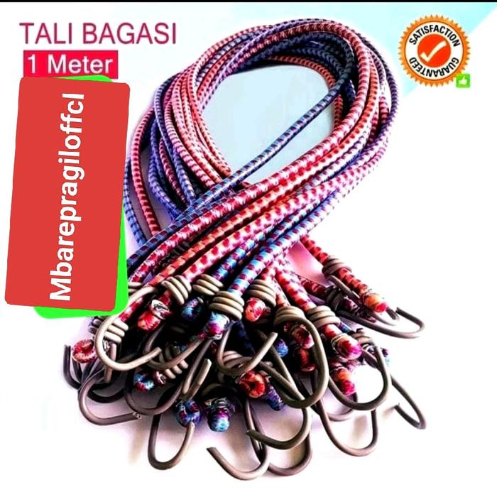 Tali Motor Barang Bagasi Serbaguna Tali Pengikat Helm Elastis Karet Aksesoris Sepeda Gowes Bawaan Bo