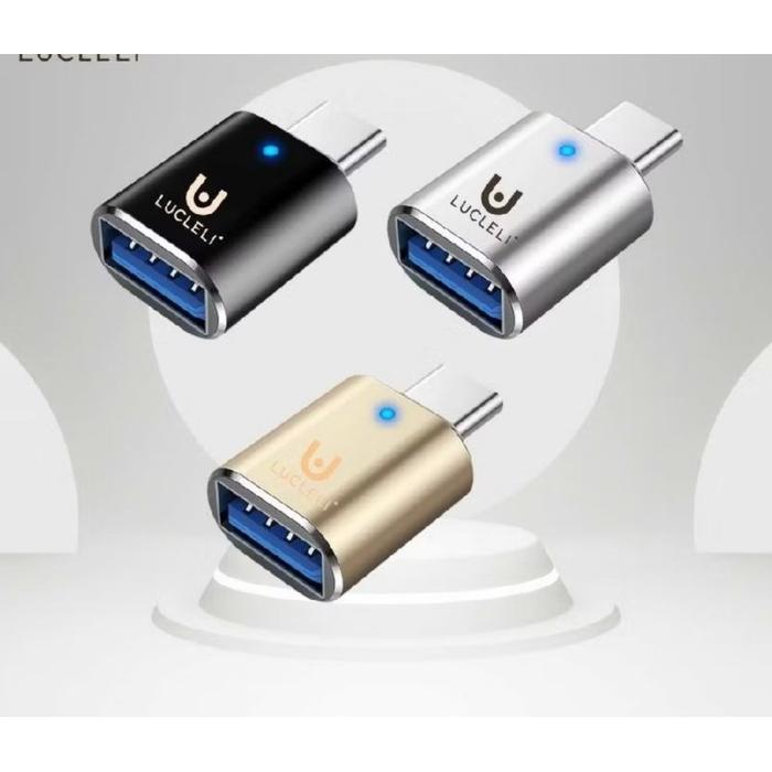 [ OTG PRO7 TYPE-C ]- Otg Type-C Tepsi Bahan Metal Otg Usb Tepsi Bahan Metal Tipe C Type-C Pro7 Fast 