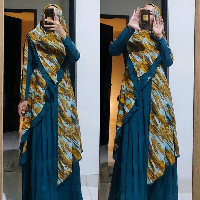 MULAN SYARI BY IRNA GALERY/GAMIS SYARI PRINTING/GAMIS SYARI BUSUI