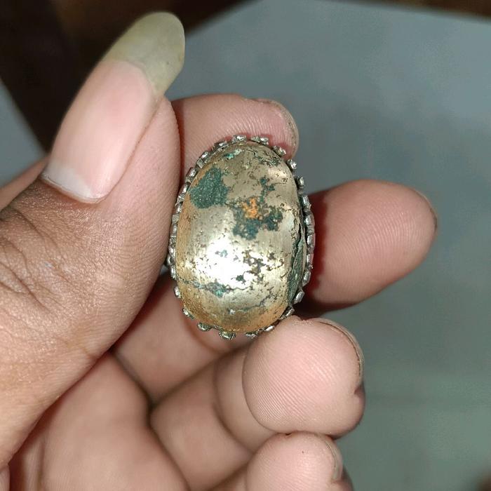 Bati Akik Damar Wulan badar emas