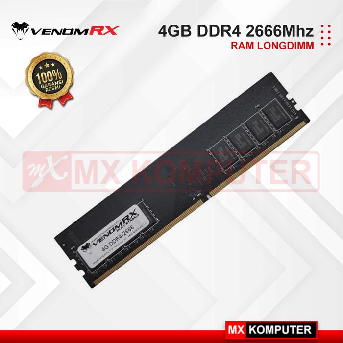 Memory PC Venom RX DDR4 4GB PC21300 2666Mhz LODIMM Ram VenomRX