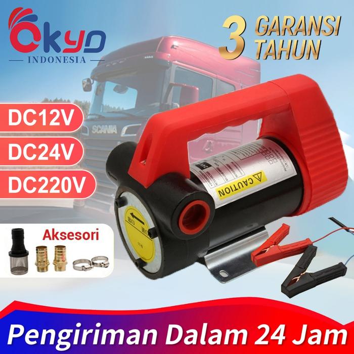 Diesel Transfer Pump DC 12Volt 24Volt Solar Elektrik Diesel Transfer Pump Solar Oil Pump 55L/Min
