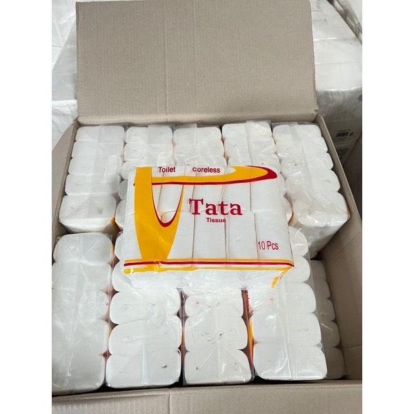 Tisu Coreless TATA - 1 pack isi 10 Roll - tisu roll tanpa tulang