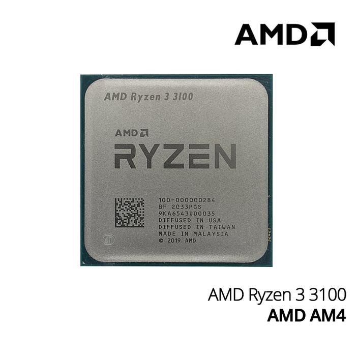 AMD Ryzen 3 3100 R3 3100 3.6 GHz رباعية النواة ثمانية موضوع 65 واط