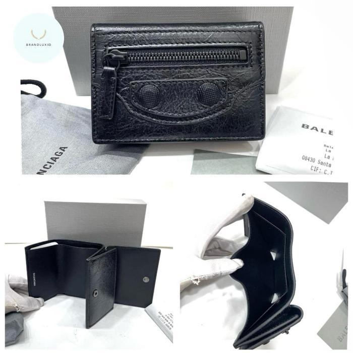 Balenciaga trifold mini cagole classic Wallet