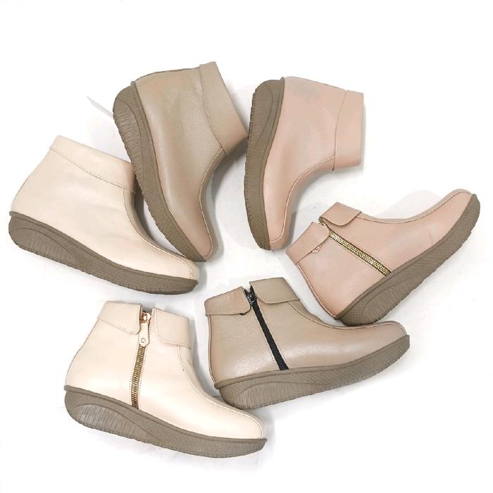 Sepatu Kulit Wanita Boots Asli Garut Papirut
