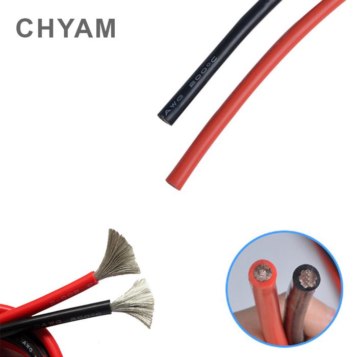 Wire Cable Soft Silicone Wire 11AWG 10AWG 9AWG 8AWG 7AWG 6AWG 4AWG 35