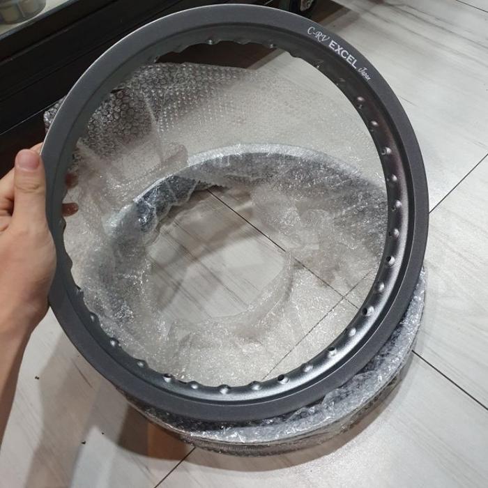 VELG ALLOY CRV EXCEL JAPAN 14 X 160 TITANIUM ABU KULIT JERUK 1 SET KWALITAS TERBAIK