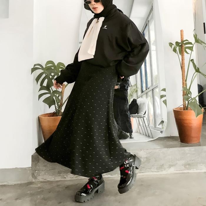 YEJI SKIRT POLKA / HIGHWEIST / POLKA KECIL /(WAJIB BACA DESKRIPSI PRODUK)