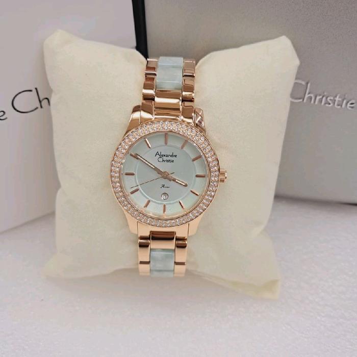 ALEXANDRE CHRISTIE ORIGINAL 2463 2463BF AC2463 JAM TANGAN WANITA NG