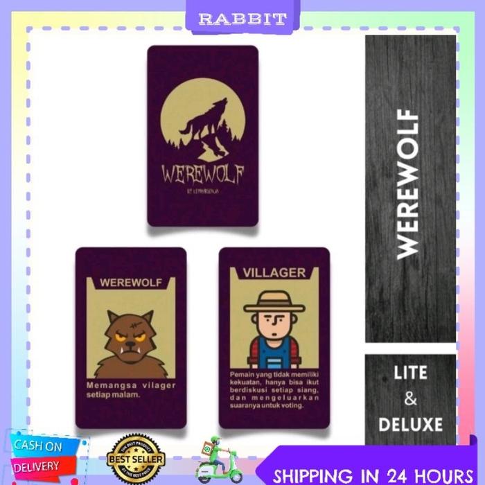 [COD]✅ READY-Kartu Werewolf Lite & Deluxe Pack Permainan Truth or Dare