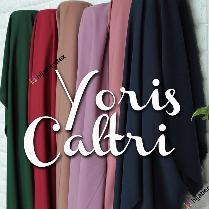 Hijaberstex 3 Meter Kain Yoris Caltri Terbaru !!!!!!!!!!