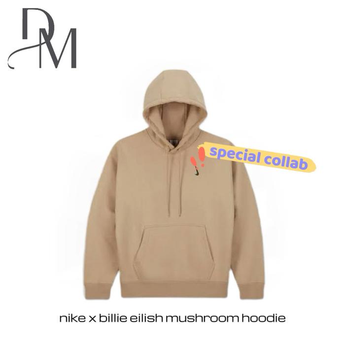 Nike x Billie Eilish Original Light Brown Mushroom Hoodie Pullover
