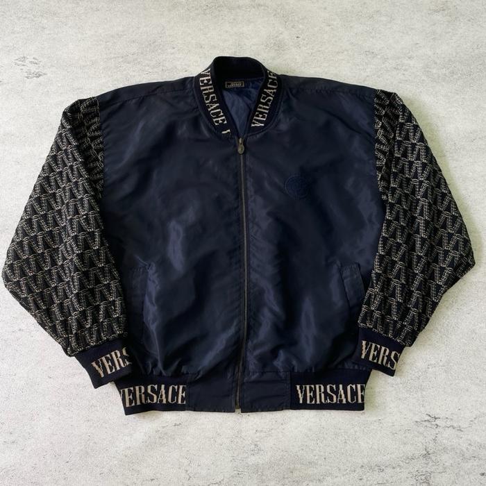 Vintage Versace Medusa logo Bomber Jacket authentic original