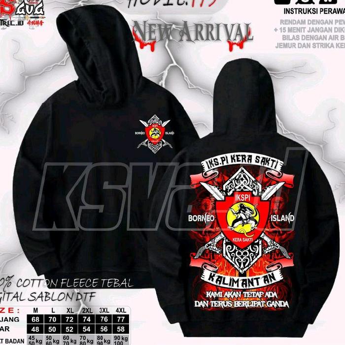 Hodie Jaket IKSPI 001 (Wajib KTA/Chat Toko) Katun Feleece Tebal Sablon
