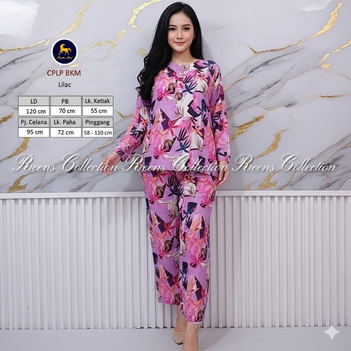 Setelan CPLP Kuda Mas | Piyama Celana Panjang Lengan Panjang Batik Kuda Mas
