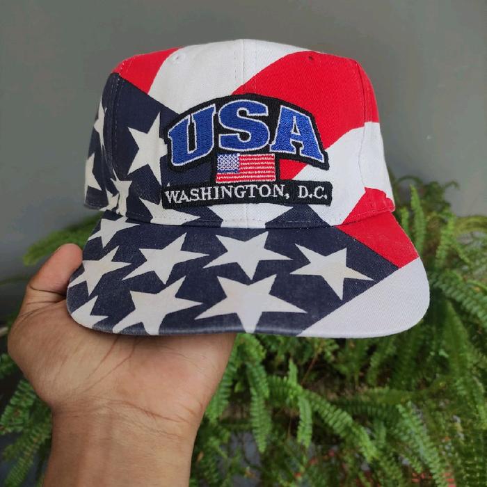TOPI VINTAGE USA TEAM FLAG PATCH