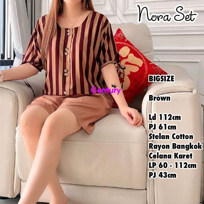 NORA SET CENTURY BAHAN RAYON